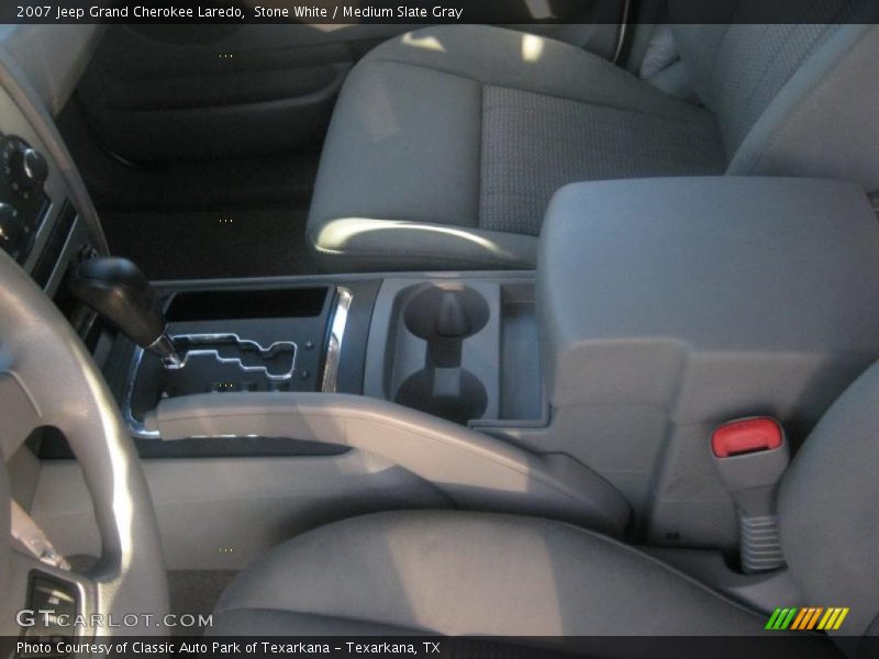 Stone White / Medium Slate Gray 2007 Jeep Grand Cherokee Laredo