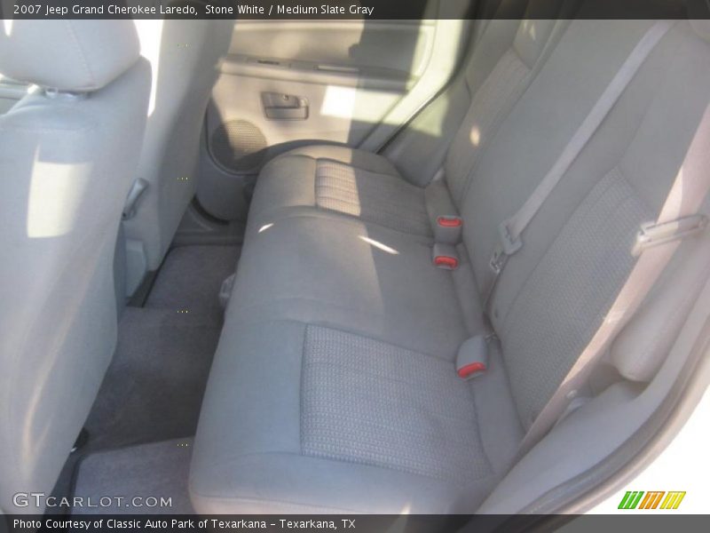 Stone White / Medium Slate Gray 2007 Jeep Grand Cherokee Laredo