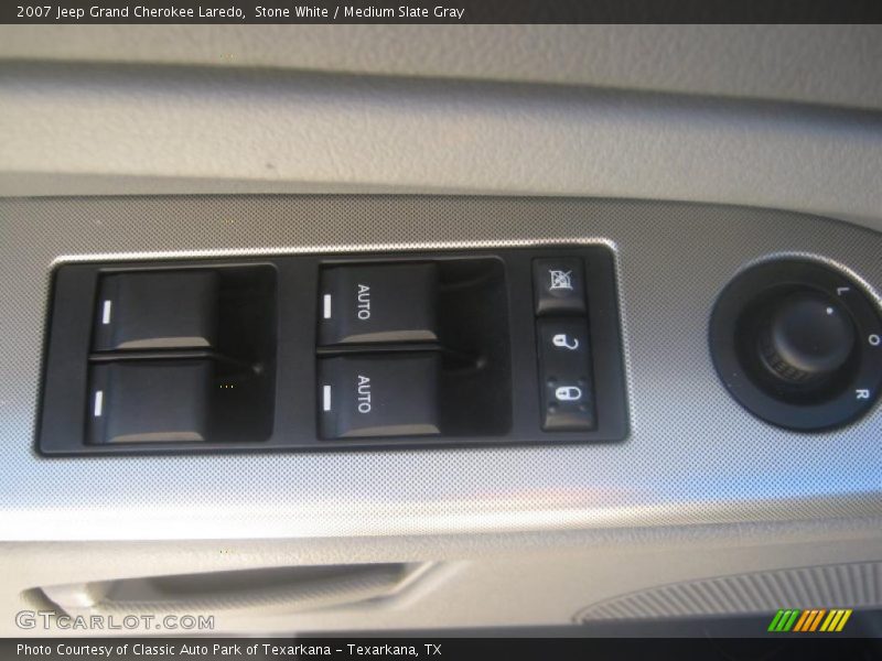 Stone White / Medium Slate Gray 2007 Jeep Grand Cherokee Laredo