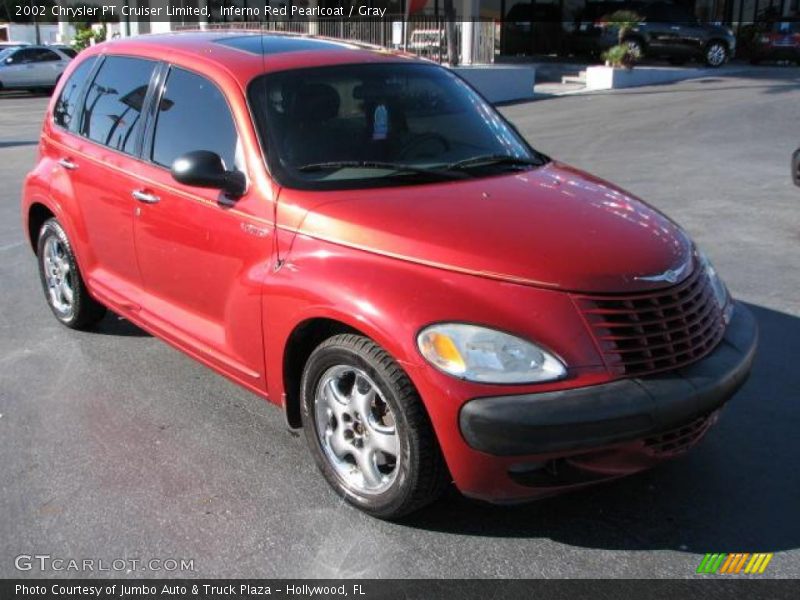 Inferno Red Pearlcoat / Gray 2002 Chrysler PT Cruiser Limited