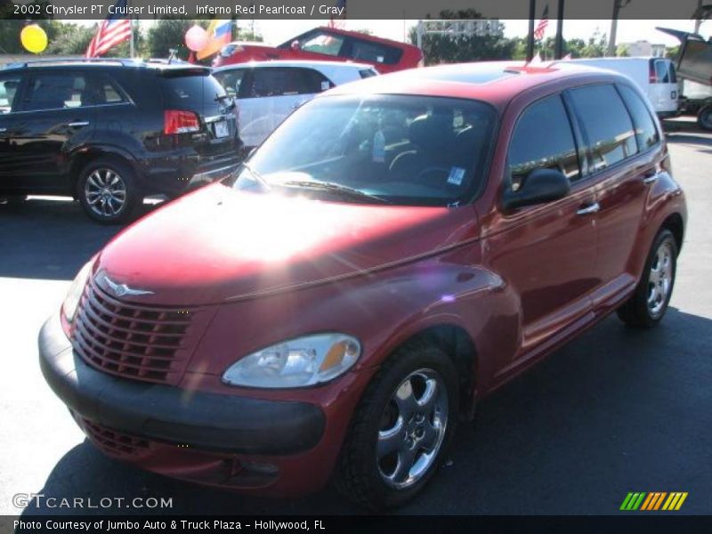 Inferno Red Pearlcoat / Gray 2002 Chrysler PT Cruiser Limited