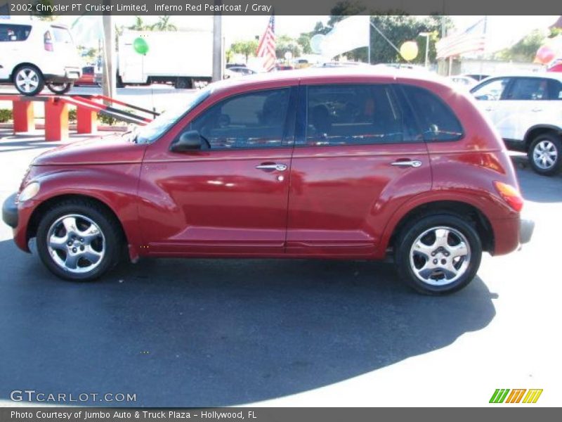 Inferno Red Pearlcoat / Gray 2002 Chrysler PT Cruiser Limited