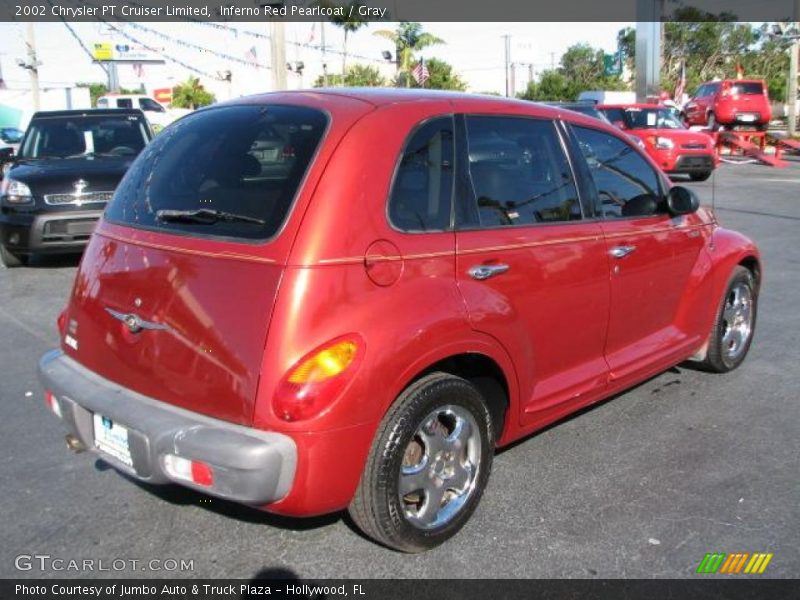 Inferno Red Pearlcoat / Gray 2002 Chrysler PT Cruiser Limited