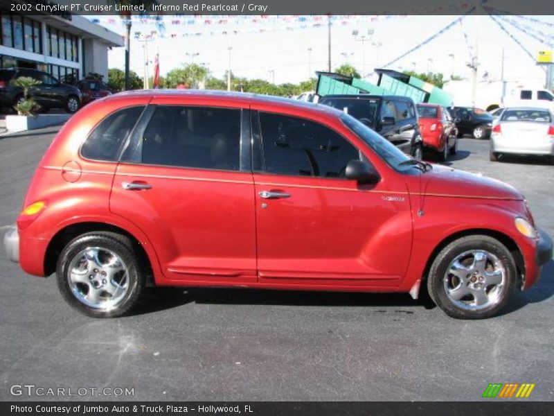 Inferno Red Pearlcoat / Gray 2002 Chrysler PT Cruiser Limited