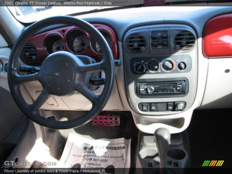 Inferno Red Pearlcoat / Gray 2002 Chrysler PT Cruiser Limited