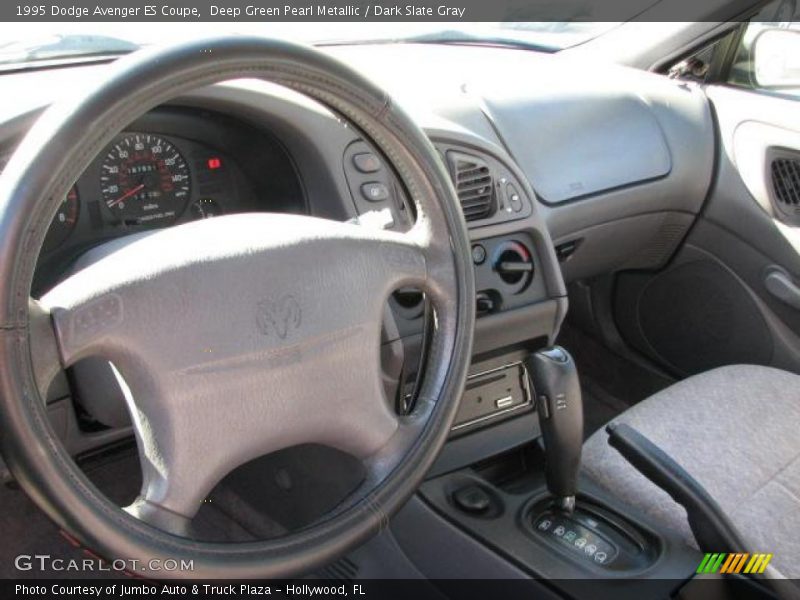 Deep Green Pearl Metallic / Dark Slate Gray 1995 Dodge Avenger ES Coupe