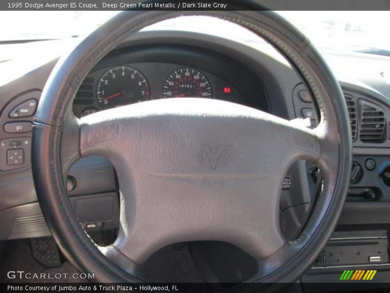 Deep Green Pearl Metallic / Dark Slate Gray 1995 Dodge Avenger ES Coupe