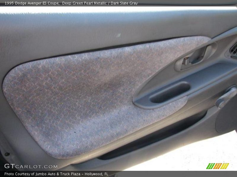 Deep Green Pearl Metallic / Dark Slate Gray 1995 Dodge Avenger ES Coupe