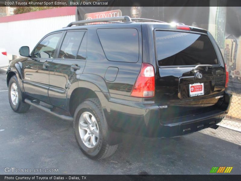 Black / Dark Charcoal 2007 Toyota 4Runner Sport Edition