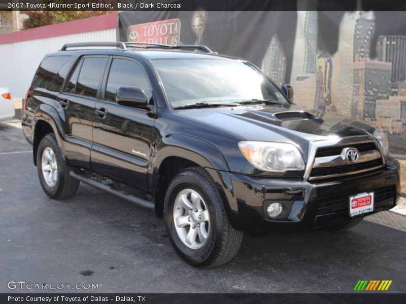 Black / Dark Charcoal 2007 Toyota 4Runner Sport Edition