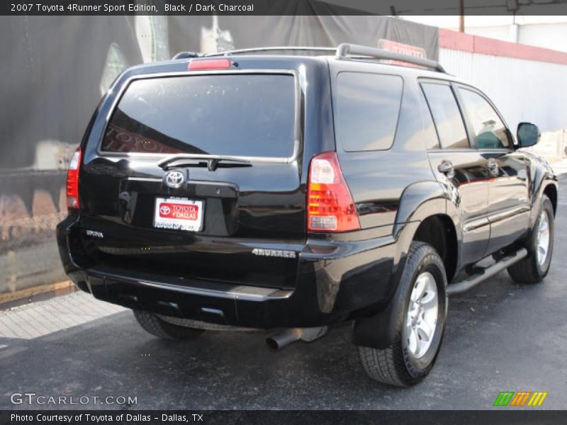 Black / Dark Charcoal 2007 Toyota 4Runner Sport Edition