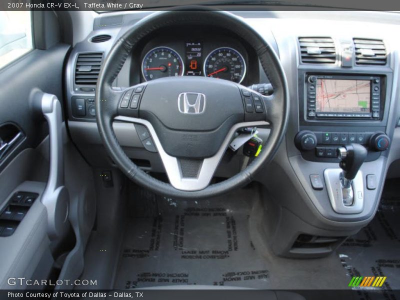 Taffeta White / Gray 2007 Honda CR-V EX-L