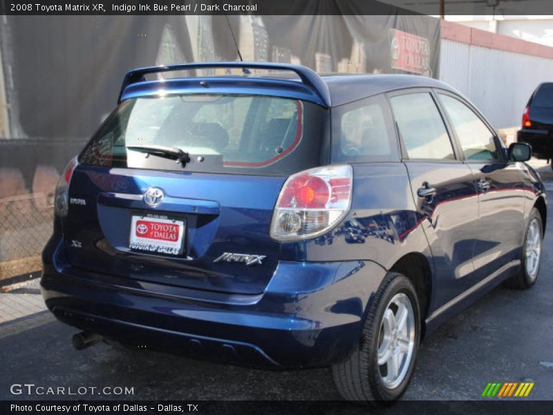 Indigo Ink Bue Pearl / Dark Charcoal 2008 Toyota Matrix XR