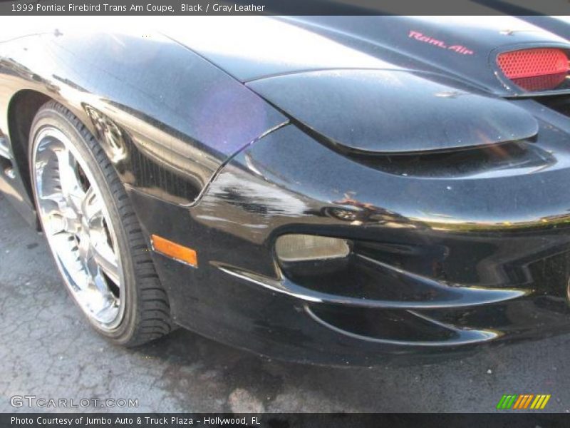 Black / Gray Leather 1999 Pontiac Firebird Trans Am Coupe