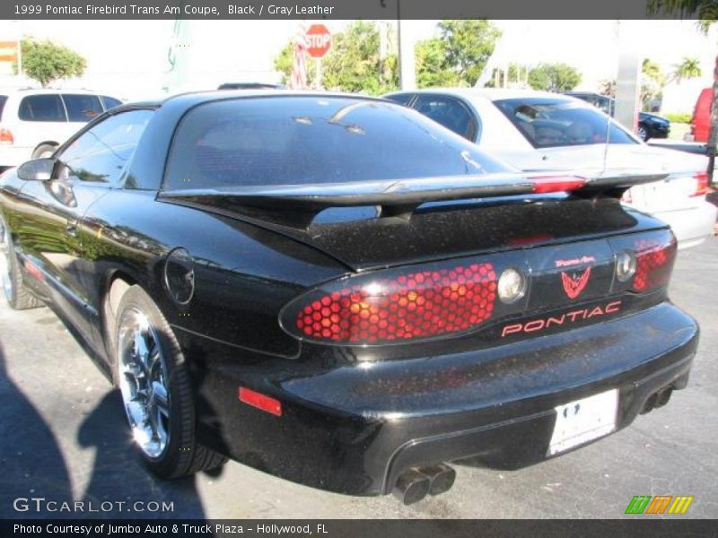 Black / Gray Leather 1999 Pontiac Firebird Trans Am Coupe