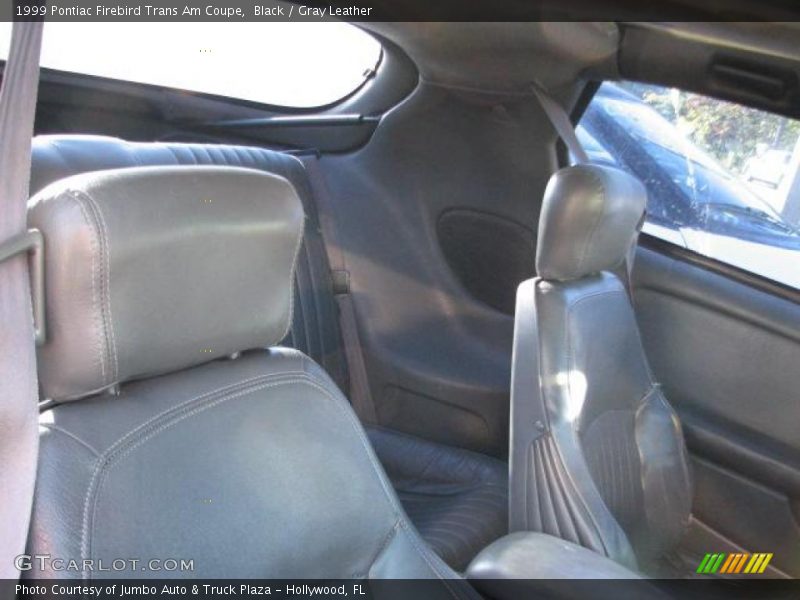 Black / Gray Leather 1999 Pontiac Firebird Trans Am Coupe