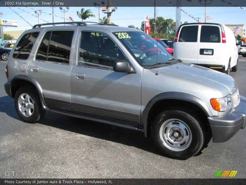 Silver / Gray 2002 Kia Sportage