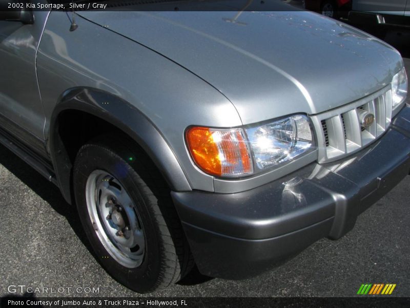 Silver / Gray 2002 Kia Sportage