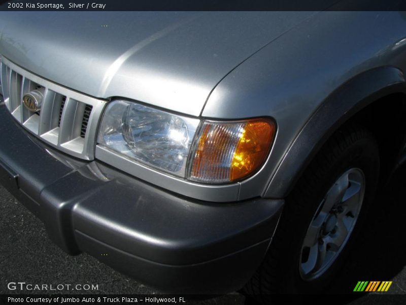 Silver / Gray 2002 Kia Sportage