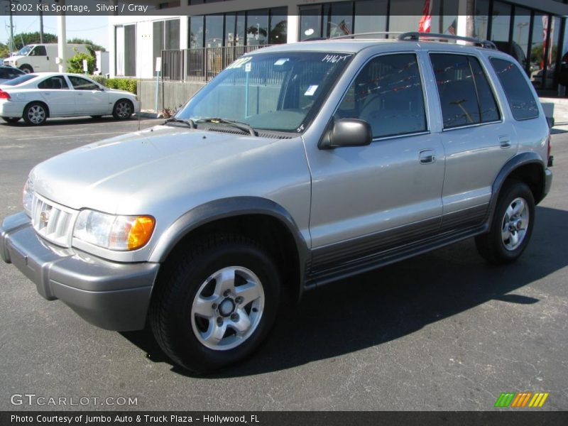 Silver / Gray 2002 Kia Sportage