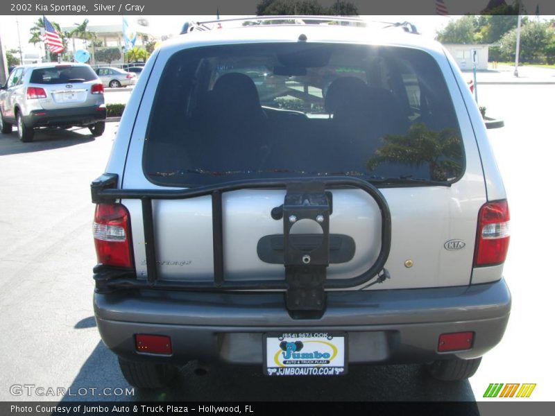 Silver / Gray 2002 Kia Sportage