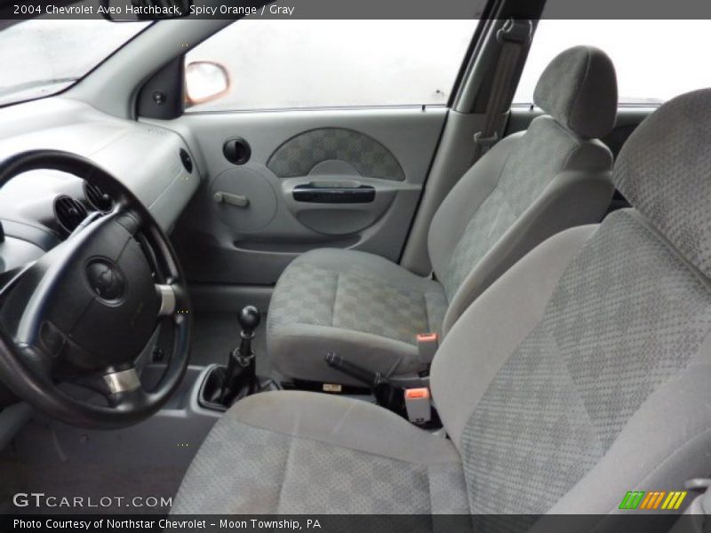  2004 Aveo Hatchback Gray Interior