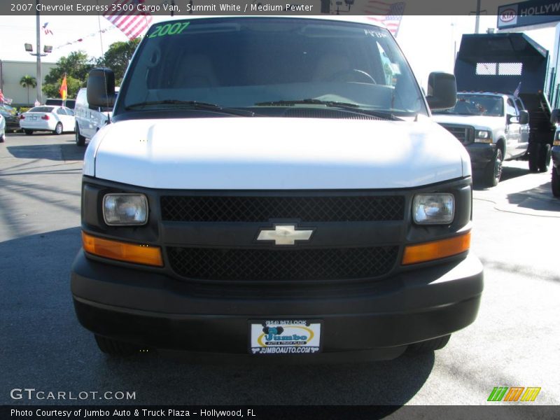 Summit White / Medium Pewter 2007 Chevrolet Express 3500 Cargo Van