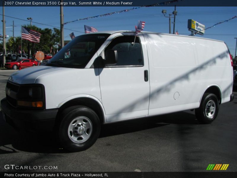 Summit White / Medium Pewter 2007 Chevrolet Express 3500 Cargo Van