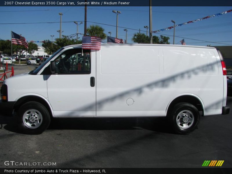 Summit White / Medium Pewter 2007 Chevrolet Express 3500 Cargo Van