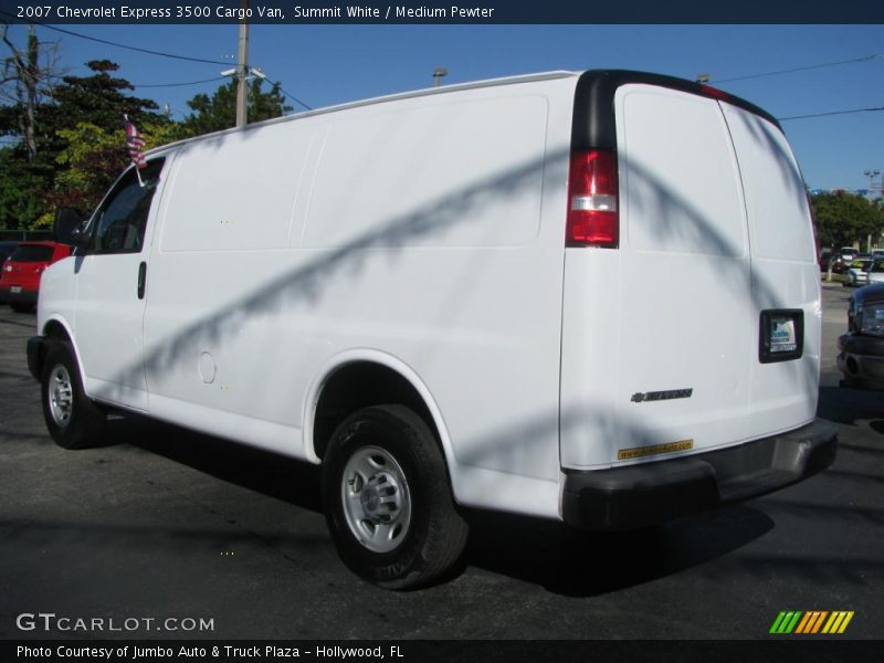 Summit White / Medium Pewter 2007 Chevrolet Express 3500 Cargo Van