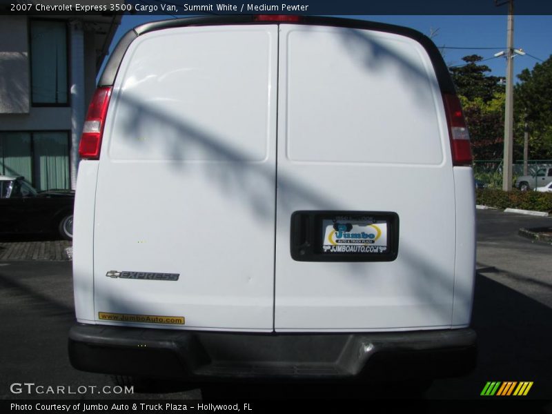 Summit White / Medium Pewter 2007 Chevrolet Express 3500 Cargo Van