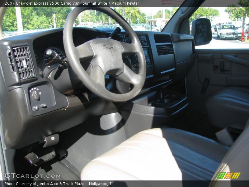 Summit White / Medium Pewter 2007 Chevrolet Express 3500 Cargo Van