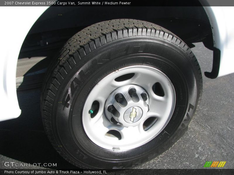 Summit White / Medium Pewter 2007 Chevrolet Express 3500 Cargo Van
