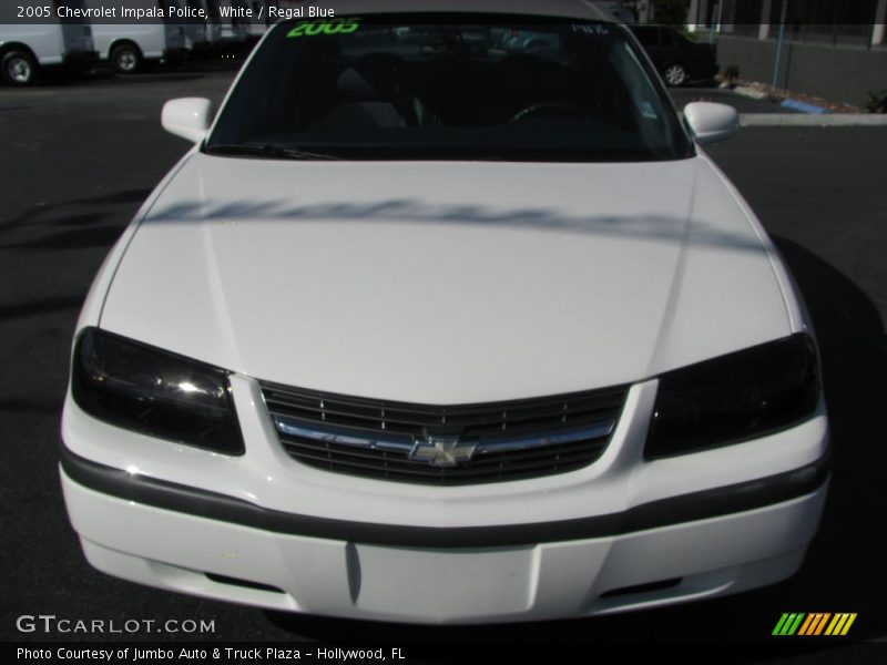 White / Regal Blue 2005 Chevrolet Impala Police