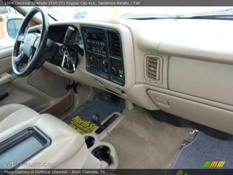 Sandstone Metallic / Tan 2004 Chevrolet Silverado 1500 Z71 Regular Cab 4x4