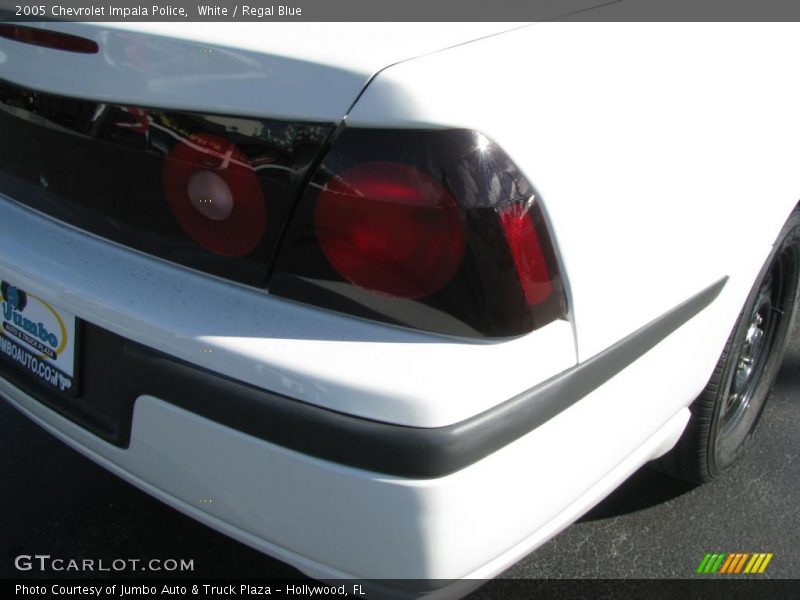White / Regal Blue 2005 Chevrolet Impala Police