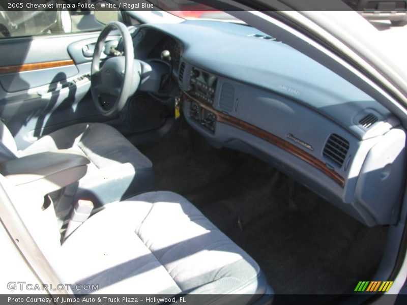 White / Regal Blue 2005 Chevrolet Impala Police