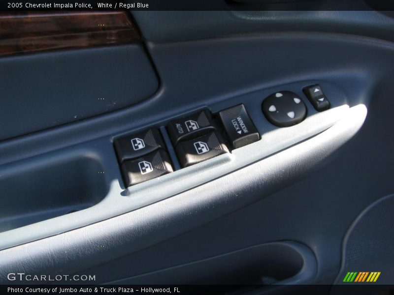 White / Regal Blue 2005 Chevrolet Impala Police