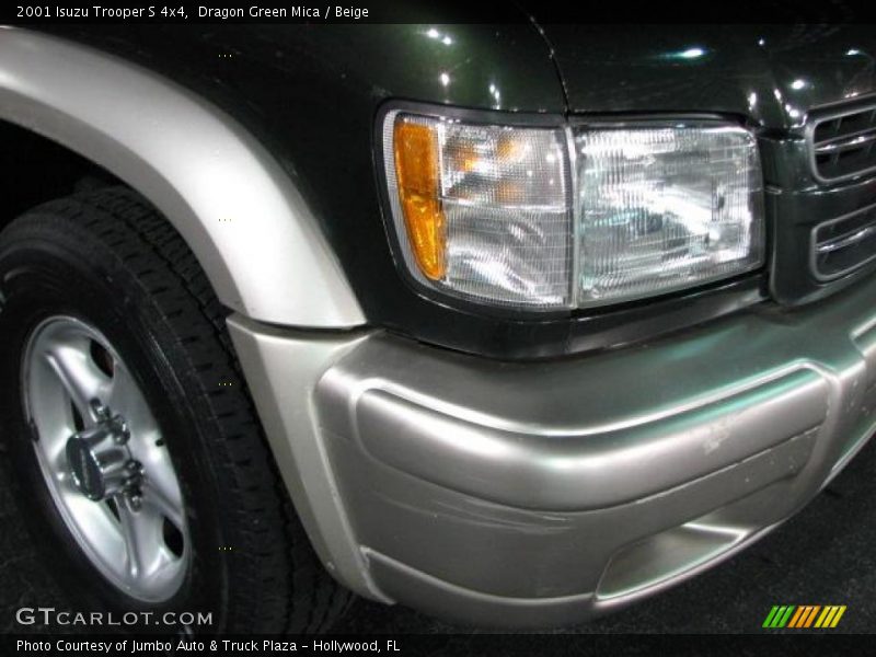 Dragon Green Mica / Beige 2001 Isuzu Trooper S 4x4
