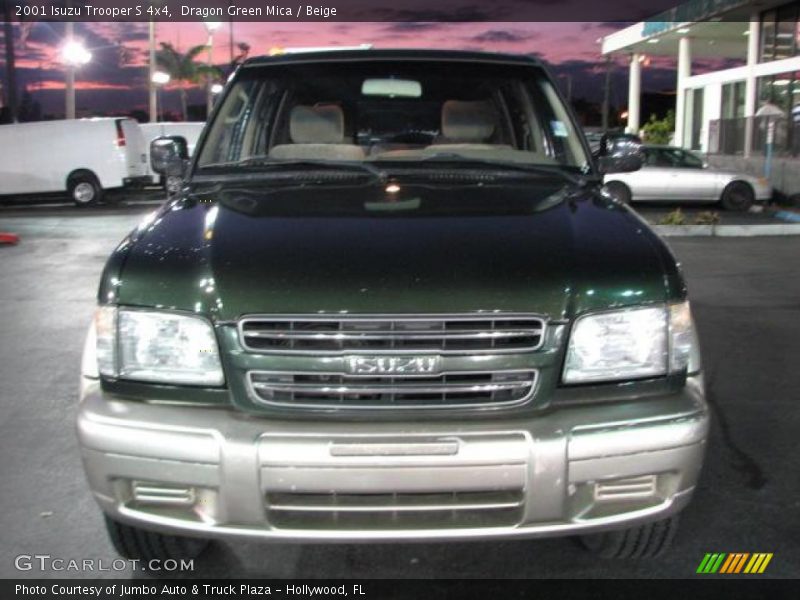 Dragon Green Mica / Beige 2001 Isuzu Trooper S 4x4