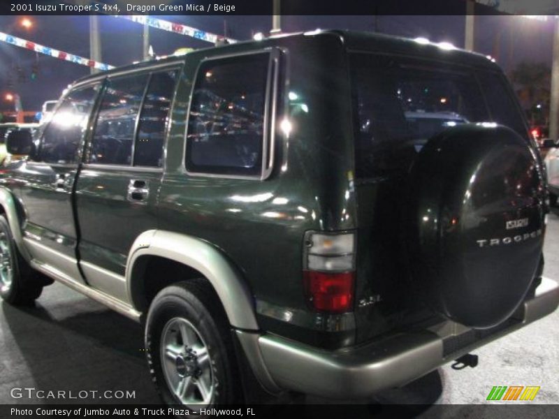 Dragon Green Mica / Beige 2001 Isuzu Trooper S 4x4