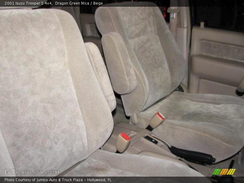 Dragon Green Mica / Beige 2001 Isuzu Trooper S 4x4