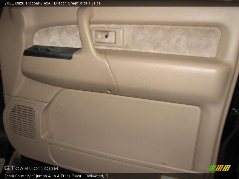 Dragon Green Mica / Beige 2001 Isuzu Trooper S 4x4