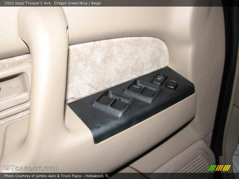 Dragon Green Mica / Beige 2001 Isuzu Trooper S 4x4
