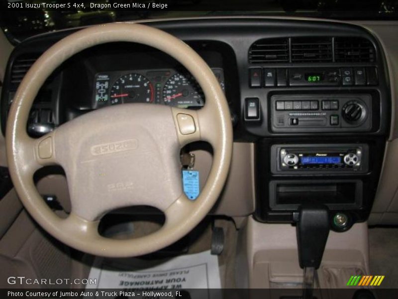 Dragon Green Mica / Beige 2001 Isuzu Trooper S 4x4