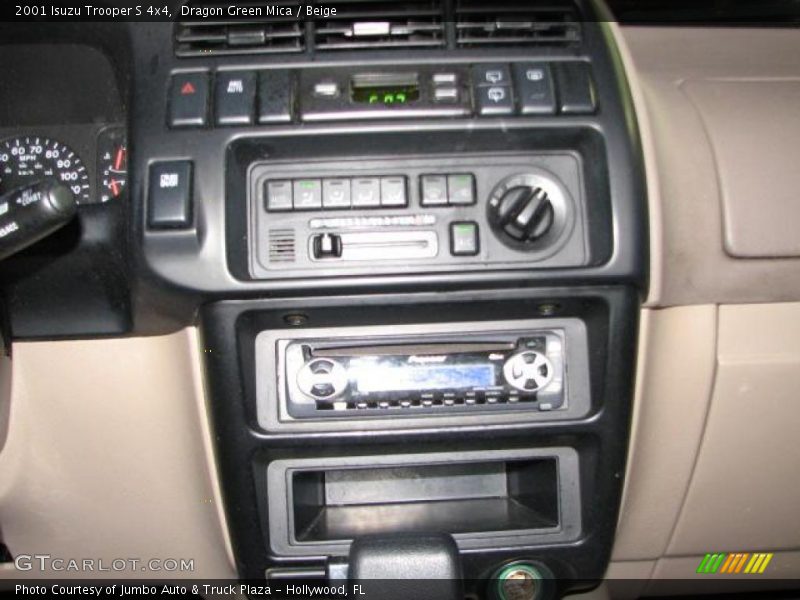 Controls of 2001 Trooper S 4x4