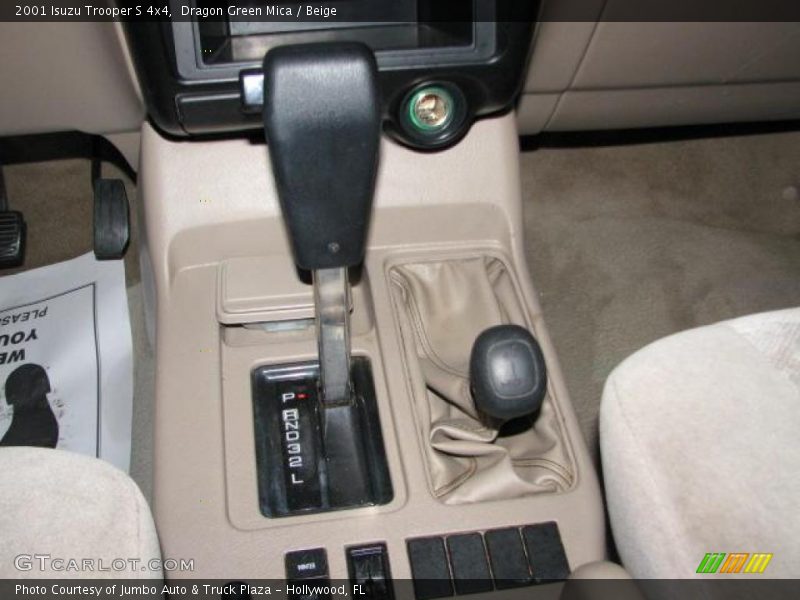  2001 Trooper S 4x4 4 Speed Automatic Shifter