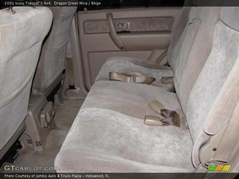 Dragon Green Mica / Beige 2001 Isuzu Trooper S 4x4
