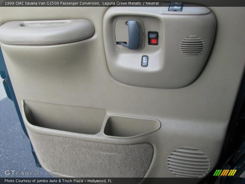 Laguna Green Metallic / Neutral 1999 GMC Savana Van G1500 Passenger Conversion