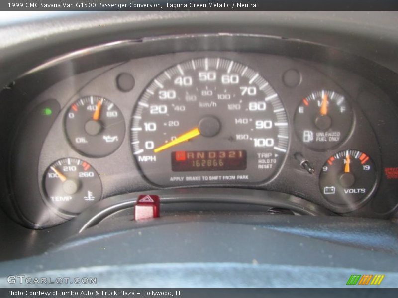 Laguna Green Metallic / Neutral 1999 GMC Savana Van G1500 Passenger Conversion